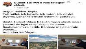 Turan' Müjdeyi Hakkari'den Verdi