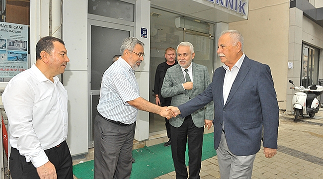 BAŞKAN GÖKHAN'DAN İL MÜFTÜSÜ BİLGİÇ'E İADE-İ ZİYARET