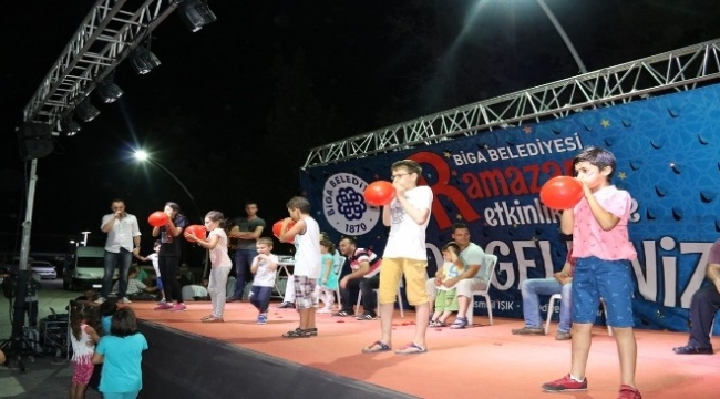 Biga'da Ramazan Etkinlikleri Devam Ediyor