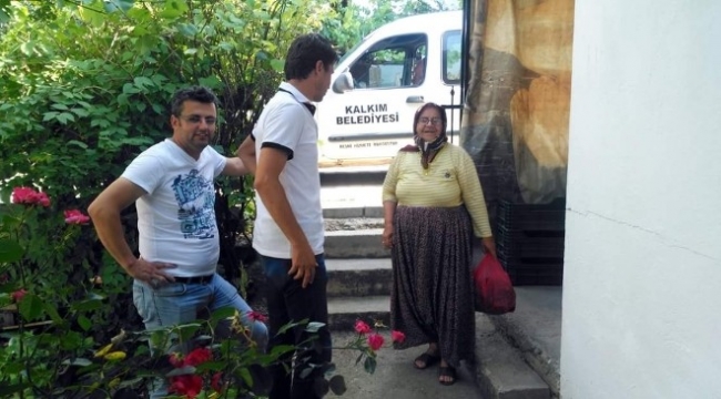 Kalkım Belediyesi Gıda Yardımı Yapıyor