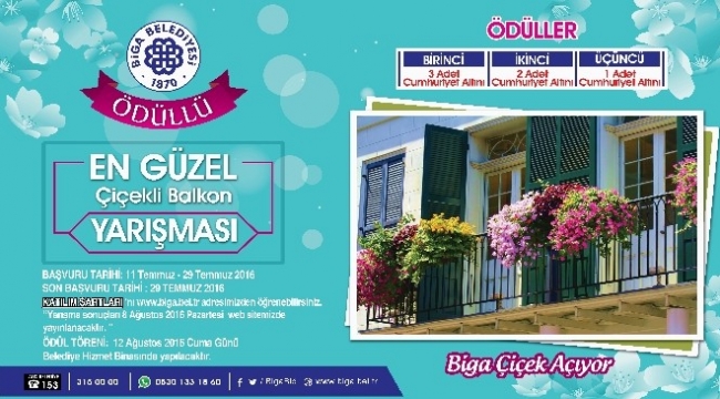 Biga Çiçek Açıyor
