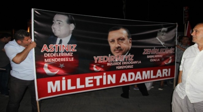 Çanakkale’de demokrasi nöbeti sürüyor