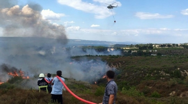 Çanakkale’deki yangın kontrol altına alındı