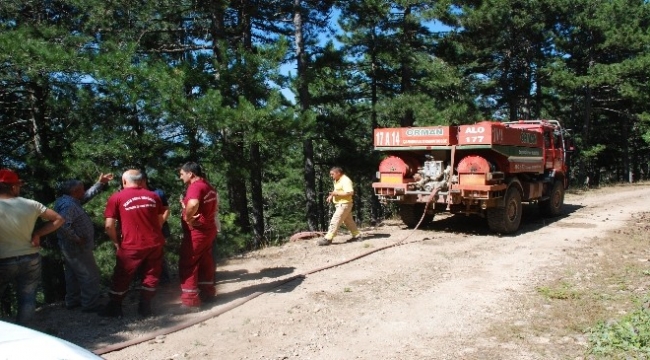 Kazdağları'nda Orman Yangını