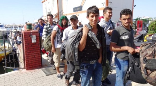 Çanakkale'de 15 Yabancı Uyruklu Yakalandı