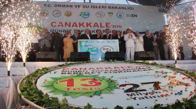 Çanakkale’de 274 milyon TL’lik tesisin temeli atıldı