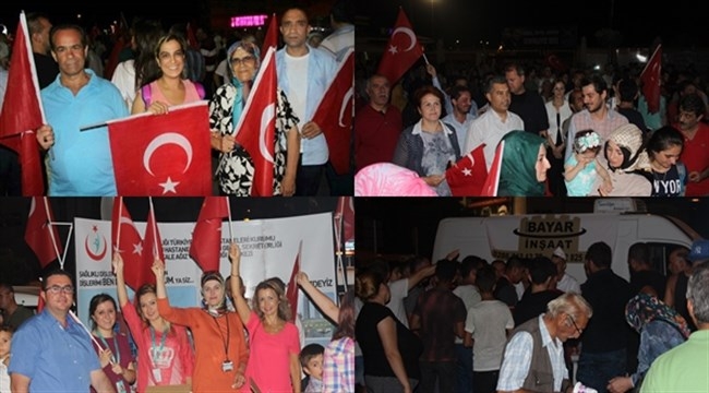 Çanakkale’de demokrasi nöbeti devam ediyor