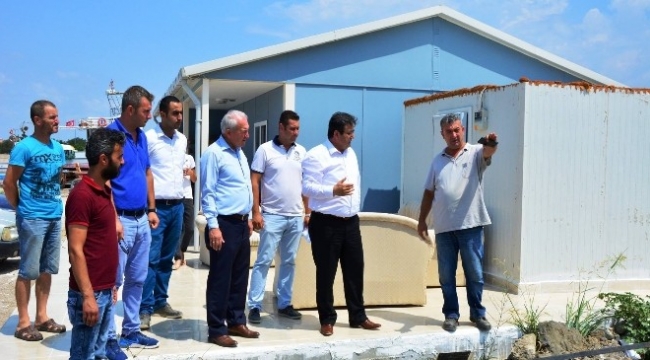 İl tarım müdüründen balıkçı barınağına ziyaret