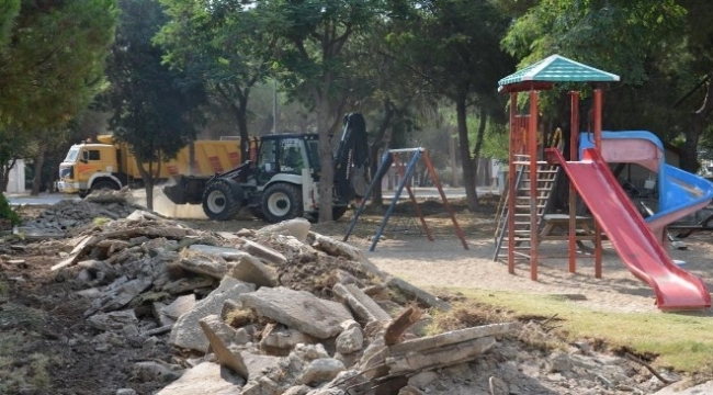 Kuşçular parkı yenileniyor
