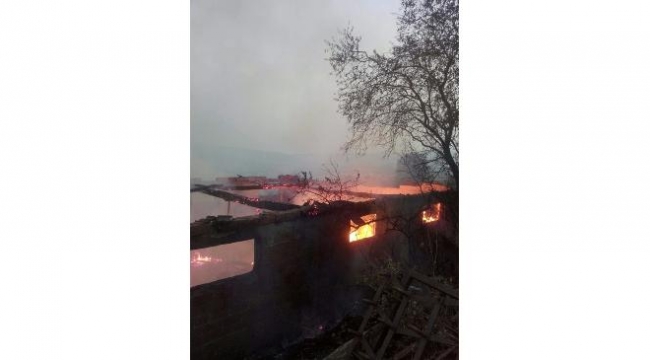 Ramazanlar köyünde yangın