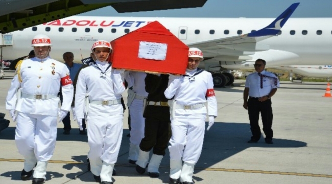 Şehit Astsubay Şahin'in Naaşı Çanakkale'ye Getirildi