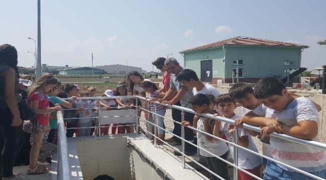 Yaz Okulu öğrencileri Atıksu Arıtma Tesisi’nde