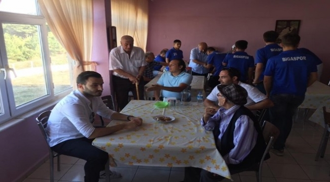 Bigaspor’dan huzurevine bayram ziyareti