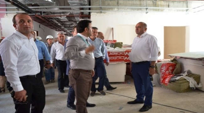 Gider, Biga Devlet Hastanesinde incelemelerde bulundu