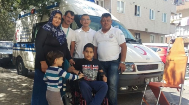 Hayırsever Hastadan Başka Bir Hastaya Akülü Sandalye