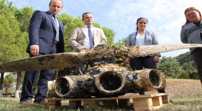 Çanakkale Boğazı’nda bulunan pervane incelemeye alındı