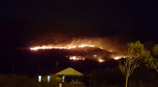 Gökçeada’da Korkutan Yangın!