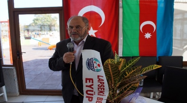 Lapseki Azerbaycan evi olağan genel kurulu yapıldı