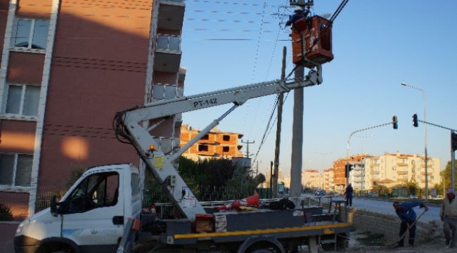 Lapseki İlçesinde Elektrik Kesintisi