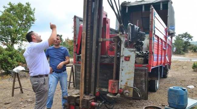 Taştepe Köyünde Su Arama Çalışmaları