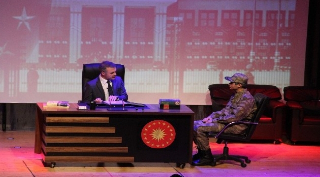 15 Temmuz’u tiyatro ile anlattılar