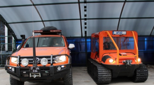 Çanakkale Afad'a 8x8 Amfibik Araç