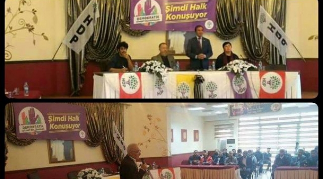 ÇANAKKALE'DE HDP'DEN ATATÜRK'E SANSÜR
