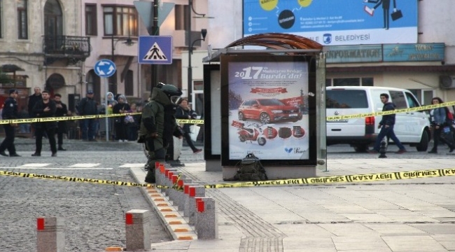Çanakkale’de şüpheli çanta paniği