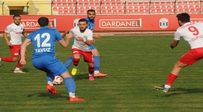 Dardanelspor Dersimspor’u 2-1 mağlup etti.