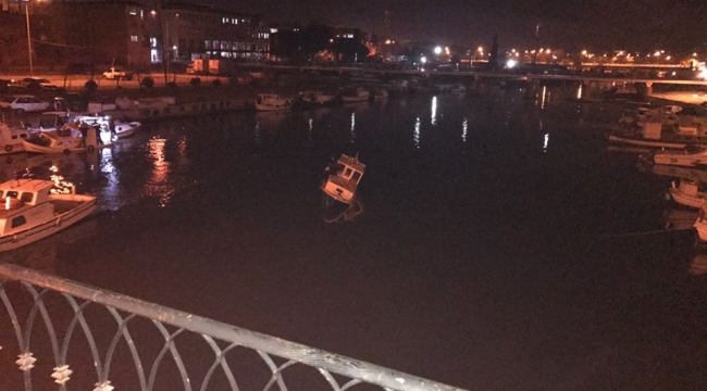 Sarı Çayda Tekne Batma Tehlikesi Geçirdi