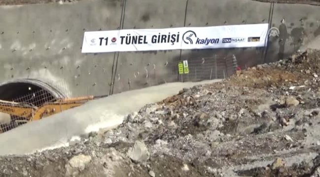 AK Parti Grup Başkanvekili Turan, Ayvacık'taki Tünel Inşaatlarını Inceledi