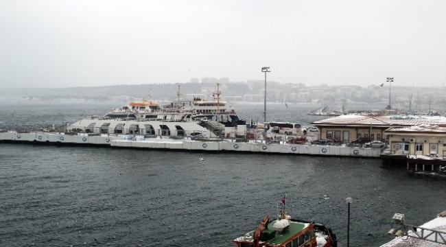 Bozcaada seferine fırtına engeli