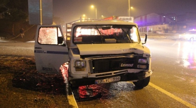 Çan’da trafik kazası; 1 Yaralı