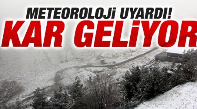 Çanakkale'ye Çarşamba günü Yeniden Kar Geliyor