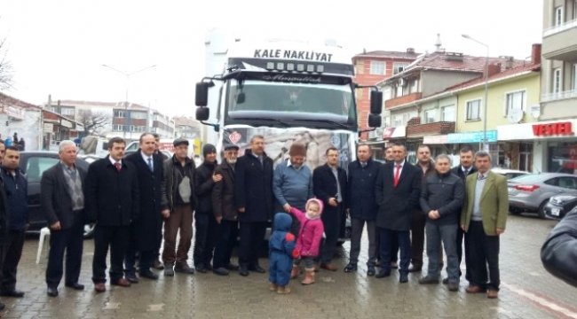 Yenice'den Halep'e 2 Tır Yardım Malzemesi Gönderildi