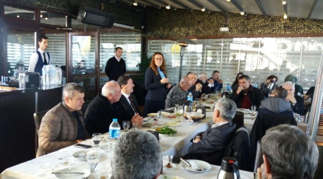 YEŞİM KARADAĞ ÇANAKKALE AK PARTİ KURUCULARI İLE BULUŞTU