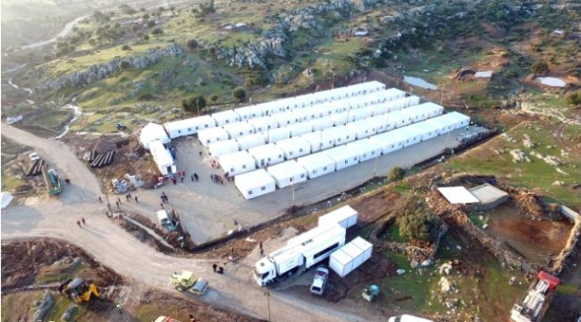 Afet Bölgesi Havadan Görüntülendi
