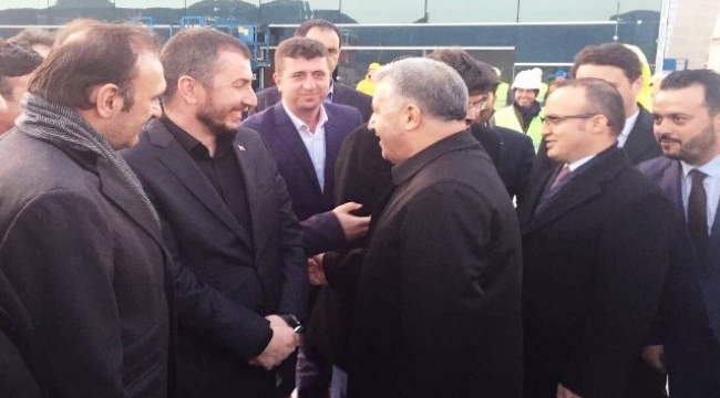 Başkan Altınok, Bakan Arslan’a balıkçı barınağını anlattı