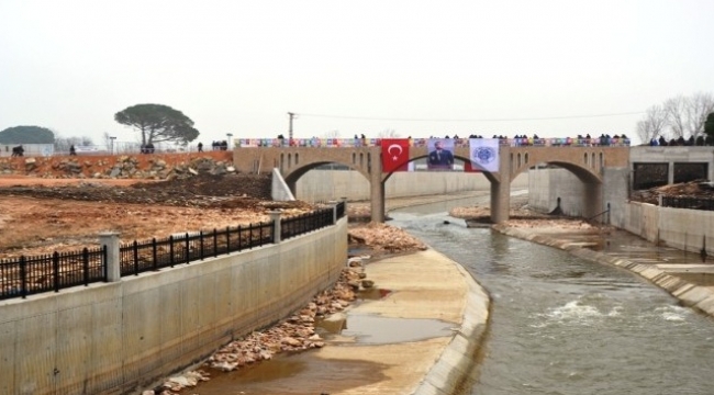 Biga’da Avcılar köprüsü araç ve yaya trafiğine açıldı