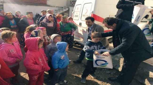Gestaş’tan depremzedelere giyim yardımı