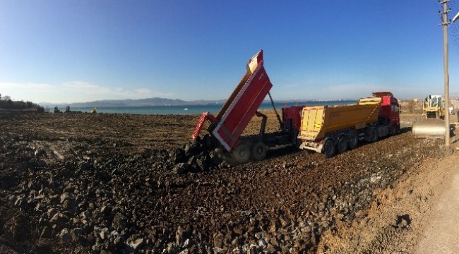 Ulaştırma Bakanı Arslan, Çanakkale Köprüsü’nün çalışmalarını inceledi