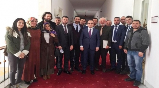 15 Temmuz gazi ve şehit yakınları Turan’ı ziyaret etti