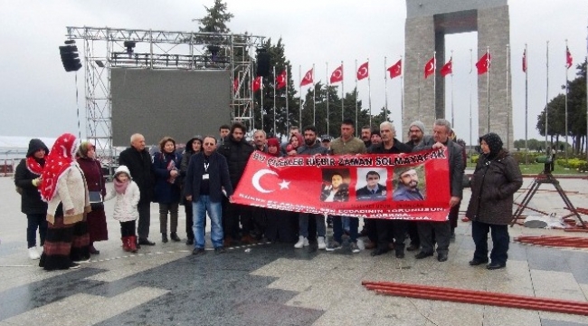 15 Temmuz şehitlerinin yakınları Çanakkale Şehitliği’nde