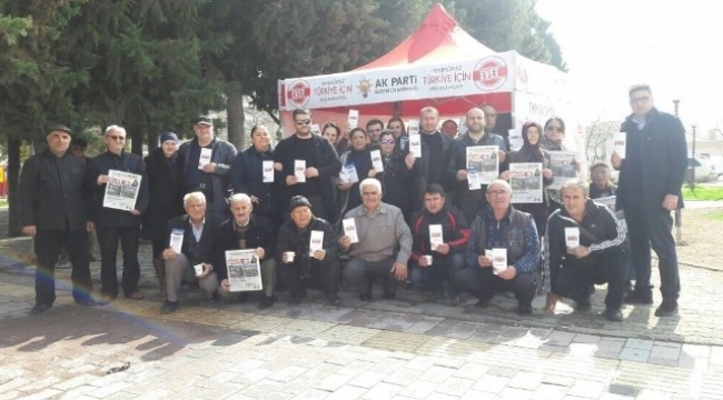 AK Parti Kepez Belde Teşkilatı’ndan ‘evet’ çadırı