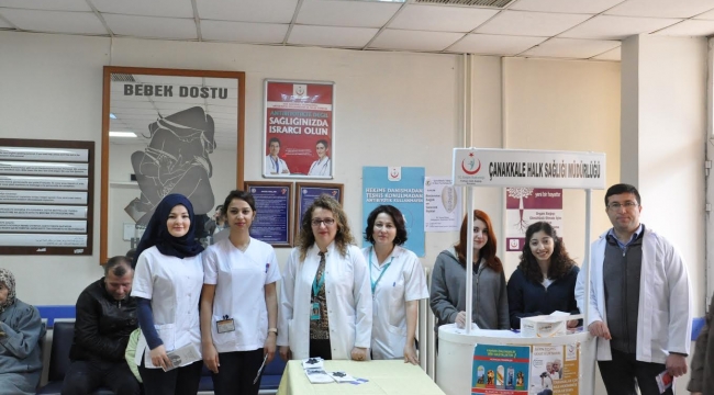 ÇANAKKALE DEVLET HASTANESİNDE 9 MART DÜNYA BÖBREK GÜNÜ ETKİNLİĞİ