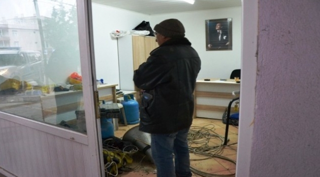 İşyerinden kaynak makinesi çalındı
