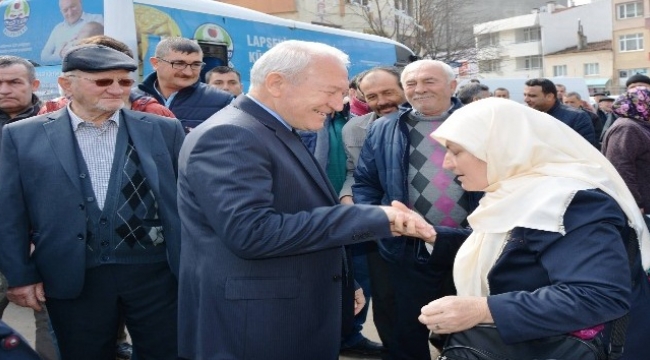 Lapseki’de umreciler kutsal topraklara uğurlandı
