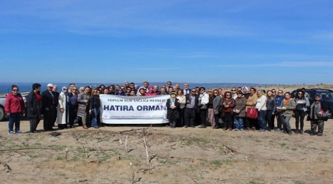 TRSM ormanının ilk fidanları dikildi