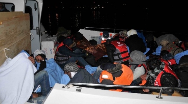 Ayvacık’ta 41 kaçak yakalandı