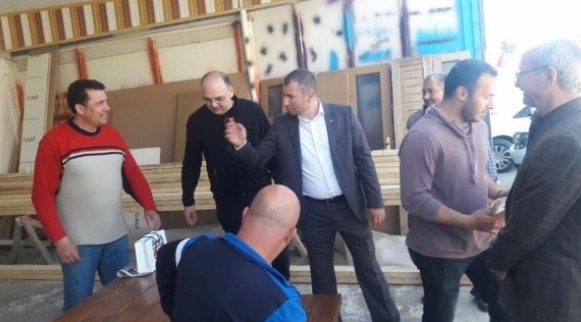 Kepez belde başkanından ziyaretler